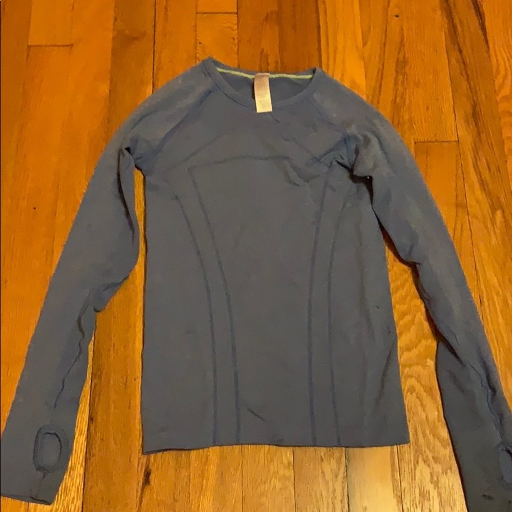 A long sleeve workout or everyday shirt.